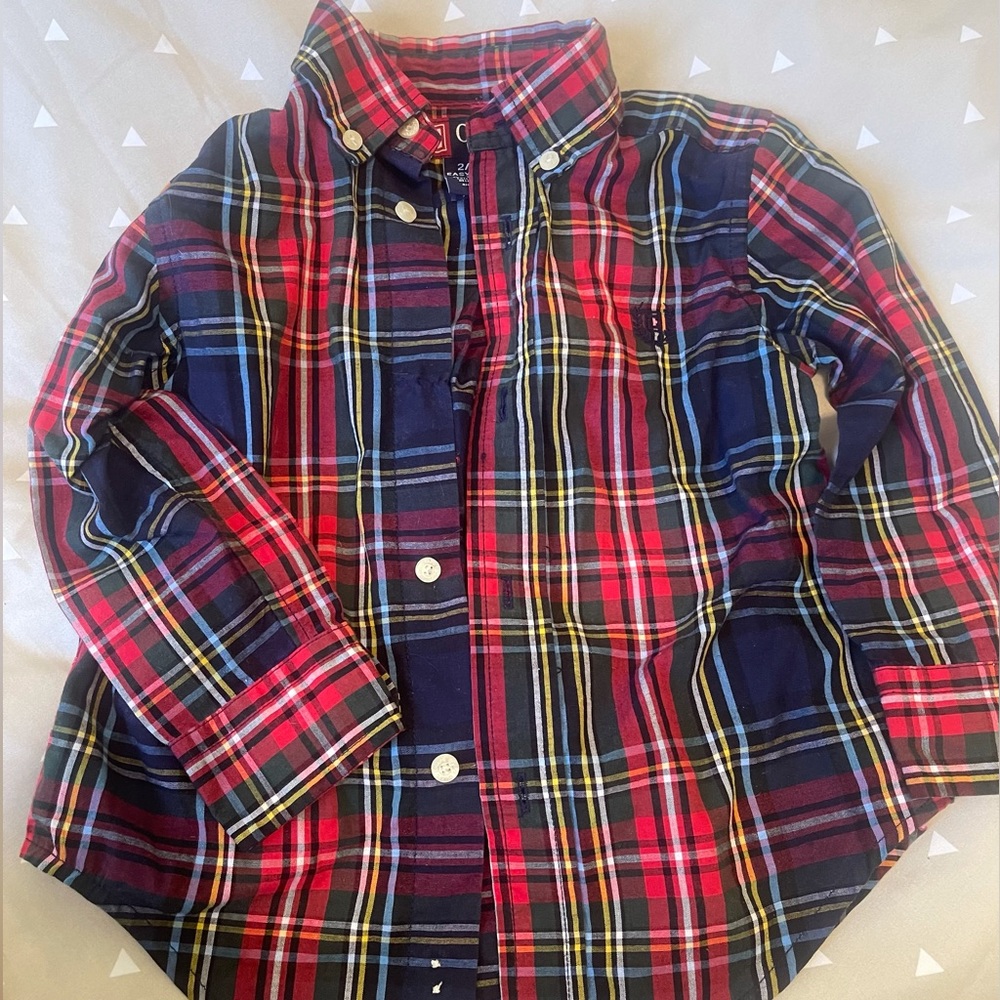Chaps Button Up size‎ 2T toddler